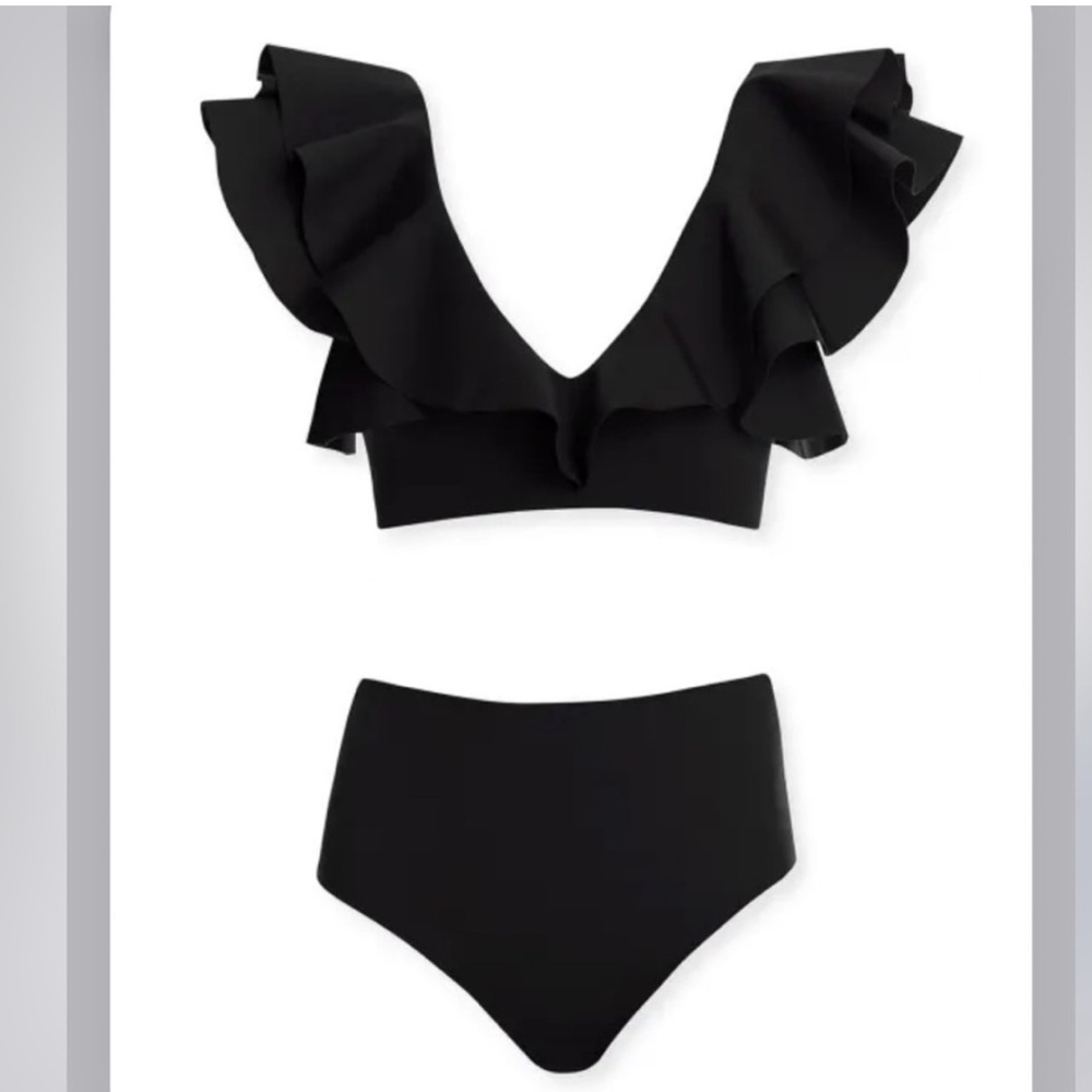 MAYGEL CORONEL Mila Ruffle Two-Piece Bikini Set Size One-Size